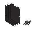 Заглушка для накладного алюминиевого шинопровода GP3000 (комплект 4шт) Ambrella Light GP8501