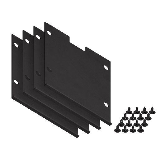 Заглушка для накладного алюминиевого шинопровода GP3050 (комплект 4шт) Ambrella Light GP8551
