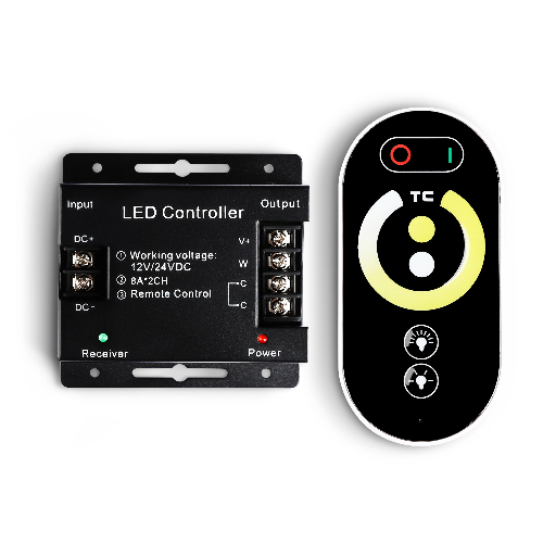 Контроллер для светодиодных лент CCT с регулировкой температуры с сенсорным радио пультом GS11151 Ambrella Light GS11151