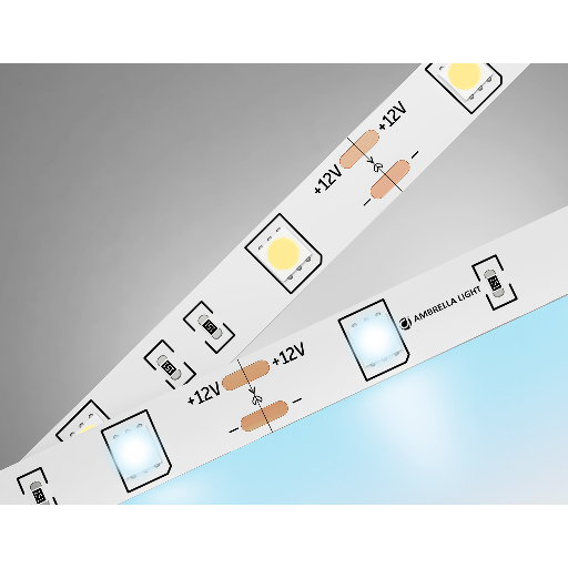 Светодиодная лента Ambrella Light GS1803 5050 30Led /7.2W m/ 12V IP20 6500K 5m Ambrella Light GS1803