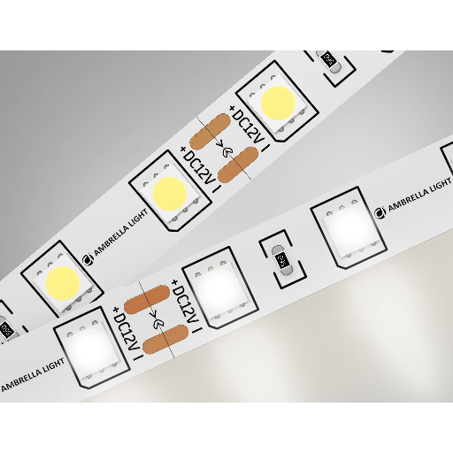 Светодиодная лента Ambrella Light GS2002 5050 60Led /14.4W m/ 12V IP20 4500K 5m Ambrella Light GS2002