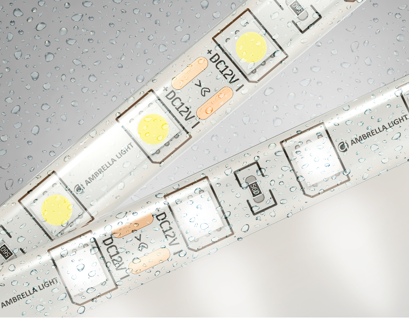 Светодиодная лента Ambrella Light GS2102 5050 60Led /14.4W m/ 12V IP65 4500K 5m Ambrella Light GS2102