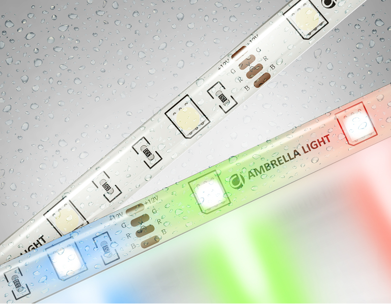 Светодиодная лента RGB Ambrella Light GS2301 5050 30Led /7.2W m/ 12V IP65 RGB 5m Ambrella Light GS2301