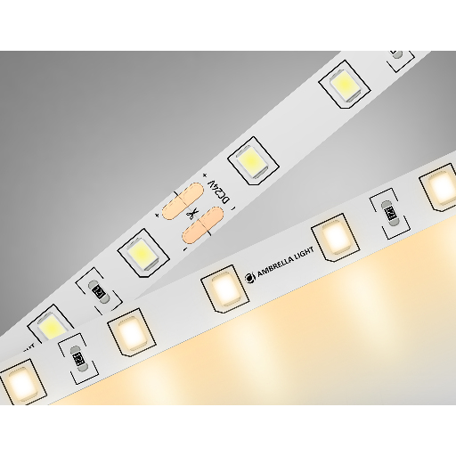 Светодиодная лента Ambrella Light GS3001 2835 60Led /6W m/ 24V IP20 3000K 5m Ambrella Light GS3001
