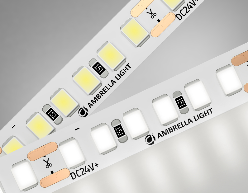 Светодиодная лента Ambrella Light GS3202 2835 180Led /14.4W m/ 24V IP20 4500K 5m Ambrella Light GS3202