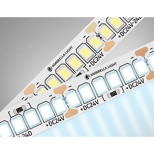 Светодиодная лента Ambrella Light GS3503 2835 240Led /22W m/ 24V IP20 6500K 5m Ambrella Light GS3503