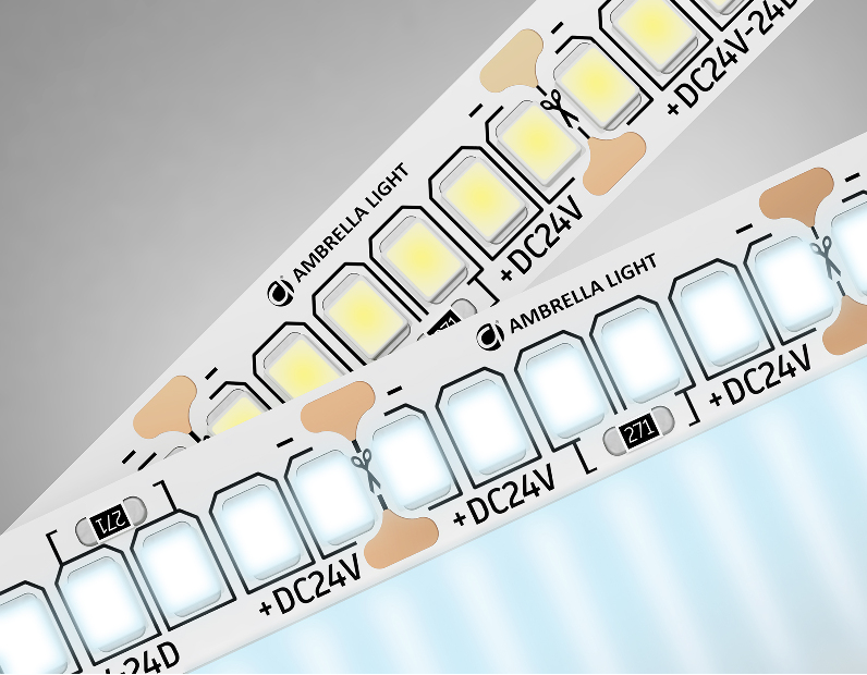 Светодиодная лента Ambrella Light GS3503 2835 240Led /22W m/ 24V IP20 6500K 5m Ambrella Light GS3503