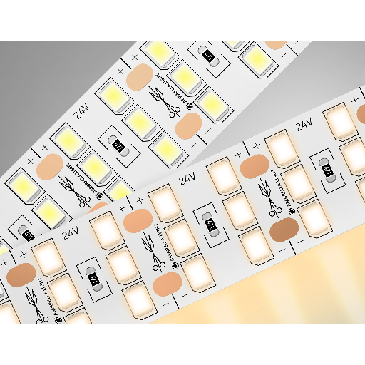 Светодиодная лента трехрядная Ambrella Light GS3901 2835 324Led /26W m/ 24V IP20 3000K 5m Ambrella Light GS3901