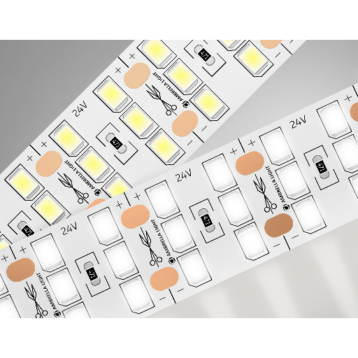 Светодиодная лента трехрядная Ambrella Light GS3902 2835 324Led /26W m/ 24V IP20 4500K 5m Ambrella Light GS3902