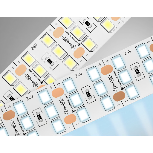Светодиодная лента трехрядная Ambrella Light GS3903 2835 324Led /26W m/ 24V IP20 6500K 5m Ambrella Light GS3903
