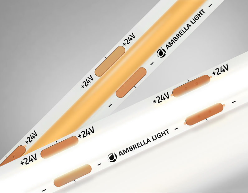 Светодиодная лента Ambrella Light GS4702 COB 480Led /12W m/ 24V IP20 4500K 5m Ambrella Light GS4702