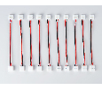 Соединитель гибкий двухсторонний для светодиодной ленты 5050 12/24V (2 конт.) 150 мм GS7601 (10шт) Ambrella Light GS7601