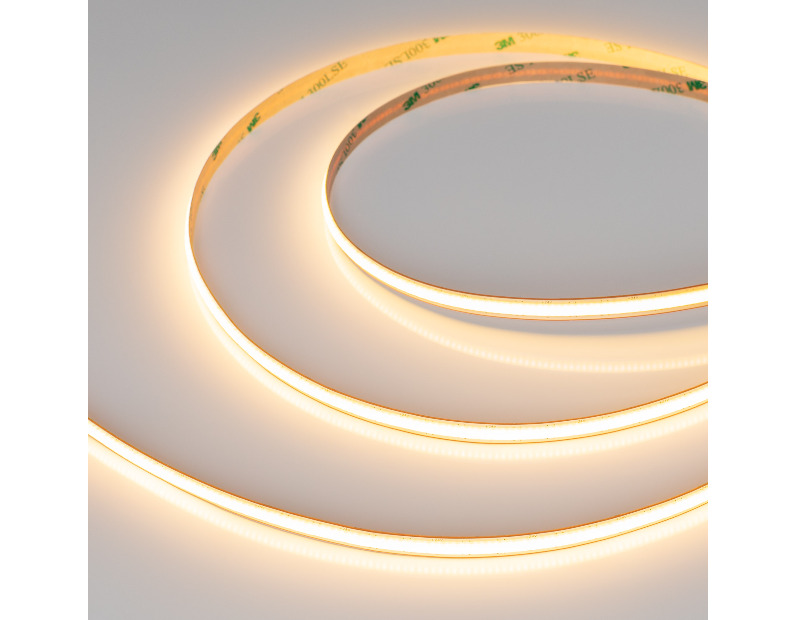 Лента COB-X528-8mm 24V Warm2700 (6 W/m, IP20, 5m, FreeCut) (Arlight, Свободная резка) 046888