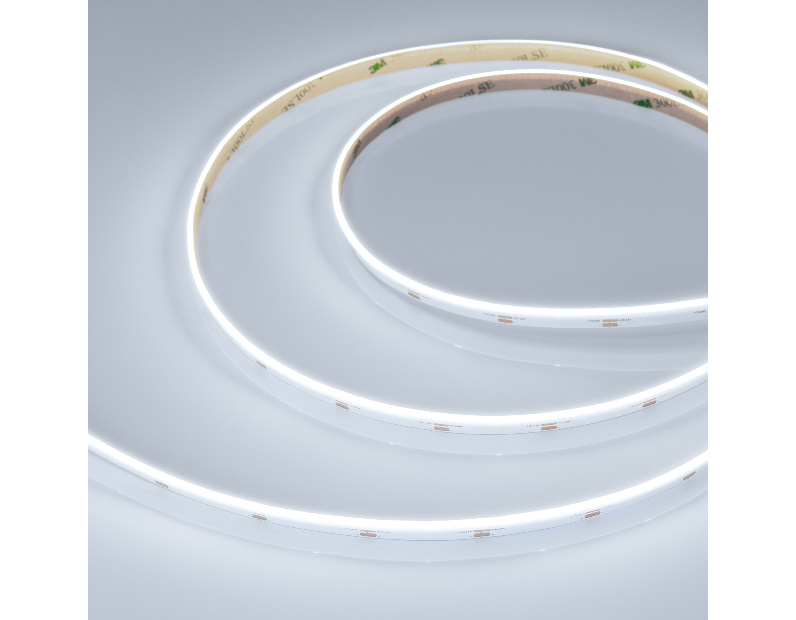 Лента COB-S-X480-8mm 24V White6000 (6 W/m, IP20, 5m) (Arlight, боковое свечение) 046901