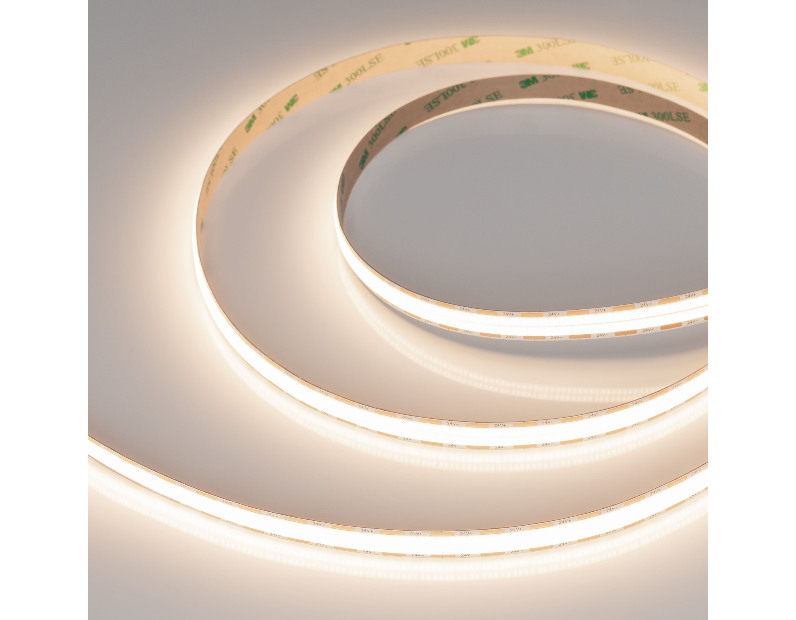 Лента COB-X1088-12mm 24V Warm3500 (22 W/m, IP20, 5m) (Arlight, 5 лет) 046931