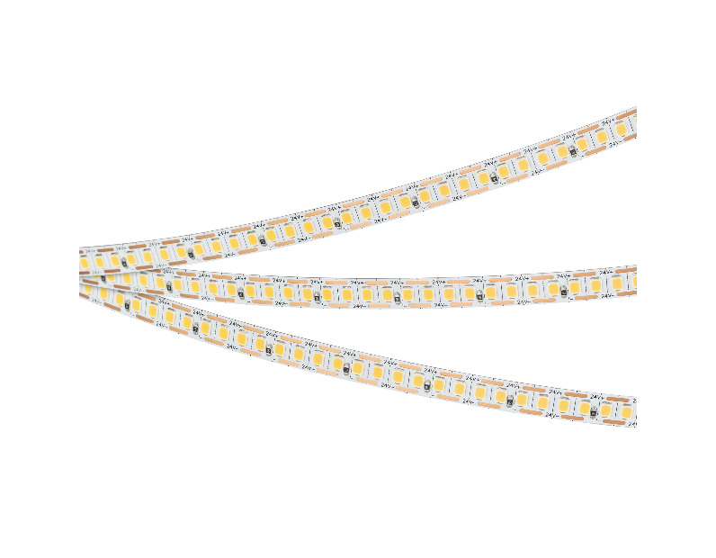 Лента RT-A200-8mm 24V Warm3500-CX1 (16 W/m, IP20, 5m) (Arlight, резка 1 светодиод) 046940