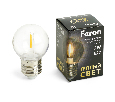 Лампа светодиодная Feron LB-383 Шарик прозрачный E27 2W 230V 2700K 48931