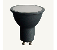 Лампа светодиодная Feron.PRO LB-1608 GU10 8W 175-265V 2700K в черном корпусе 48958