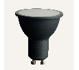 Лампа светодиодная Feron.PRO LB-1608 GU10 8W 175-265V 2700K в черном корпусе 48958
