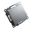 Переключатель перекрестный 1-клавишный (механизм), STEKKER GLS10-7110-03, 250V, 10А, серия Катрин, серебро 49178