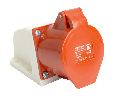Розетка стационарная ST-125 32А 380В 3P+PE+N IP44, RST32-125-44, Stekker 49437