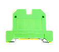 LD551-4-60 ЗНИ Зажим наборный изолированный (винтовой) 6,0 мм2 (JXB 6), желтый,зеленый 49488