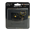 Рамка 1-местная, стекло, STEKKER GFR00-7001-05М, серия Катрин, черный матовый 49600