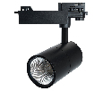 Светодиодный светильник Feron AL103 трековый на шинопровод 20W 2700K 35 градусов черный, 3х фазный серия MarketBright 51002