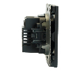 Розетка 2-местная USB + Type C (механизм), STEKKER, 250В, 20W, серия Эмили, RST10-5115-05, черный уголь, soft touch 49853
