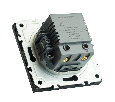 Розетка 2-местная USB + Type C (механизм), STEKKER, 250В, 20W, серия Эмили, RST10-5115-05, черный уголь, soft touch 49853
