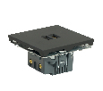 Розетка 2-местная USB + Type C (механизм), STEKKER, 250В, 20W, серия Эмили, RST10-5115-05, черный уголь, soft touch 49853