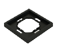 Рамка STEKKER, PFR00-5001-05 1-местная, серия Эмили, черный уголь, soft touch 49858
