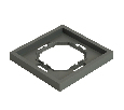 Рамка STEKKER, PFR00-5001-10 1-местная, серия Эмили, платиново-серый, soft touch 49962