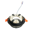 Светильник встраиваемый Feron DL500 потолочный GX53 черный круг 51086