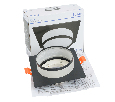 Светильник встраиваемый Feron DL501 потолочный GX53 черный квадрат 51088