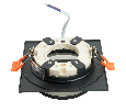 Светильник встраиваемый Feron DL503 LUNA потолочный GX53 черный квадрат 51092
