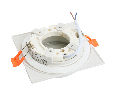Светильник встраиваемый Feron DL505 потолочный GX53 белый квадрат IP44 51103