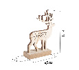 Деревянная фигурка с подсветкой Олень 14,5x5x19 см 504-015