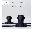 Белт-Лайт LTC 10м, Провод Черный Каучук, Шаг 40 см, 25  Патронов, IP65 BL10m/25L-1