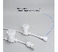 Белт-Лайт LTC 10м, Провод Белый Каучук, Шаг 20 см, 50 Патронов, IP65 BL10m/50L-8