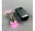 Гирлянда Нить на Батарейках с Таймером 10м Светло-Розовая, 100 LED, Провод Прозрачный Силикон, IP65 EST100-4W10-8BP