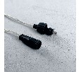 Гирлянда Нить 20м Шампань 24В, 200 LED, Провод Прозрачный Силикон, IP65 EST200-10-1CH