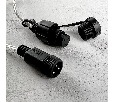 Гирлянда Нить 20м Синяя с Возможностью Управления 24В, 200 LED, Провод Прозрачный Силикон, IP65 EST200-3W10-1B