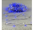 Гирлянда Нить 20м Синяя с Возможностью Управления 24В, 200 LED, Провод Прозрачный Силикон, IP65 EST200-3W10-1B