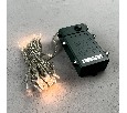 Гирлянда Нить на Батарейках с Таймером 5м Хани-Голд, 50 LED, Провод Прозрачный Силикон, IP65 EST50-4W10-8HG