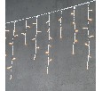 Гирлянда Бахрома 3,1 x 0,5 м Экстра Тепло-Белая 220В, 120 LED, Провод Белый Каучук, IP65 LL120-8-2EWW
