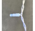 Гирлянда Бахрома 3,1 x 0,5 м Белая 220В, 120 LED, Провод Белый Каучук, IP65 LL120-8-2W