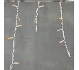 Гирлянда Бахрома 3,1 x 0,5 м Желтая 220В, 120 LED, Провод Белый Каучук, IP65 LL120-8-2Y