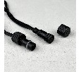 Гирлянда Бахрома 3,2 x 0,9 м Желтая, 168 LED, Провод Черный Каучук, IP65 LL168-1-2Y