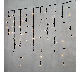 Гирлянда Бахрома 3,2 x 0,9 м Желтая, 168 LED, Провод Черный Каучук, IP65 LL168-1-2Y